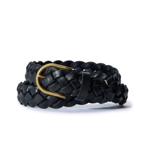 The Braided Belt in Black