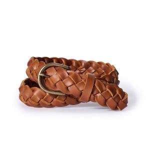 The Braided Belt in Whiskey