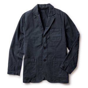 The Foundation Sportcoat in Organic Navy Twill
