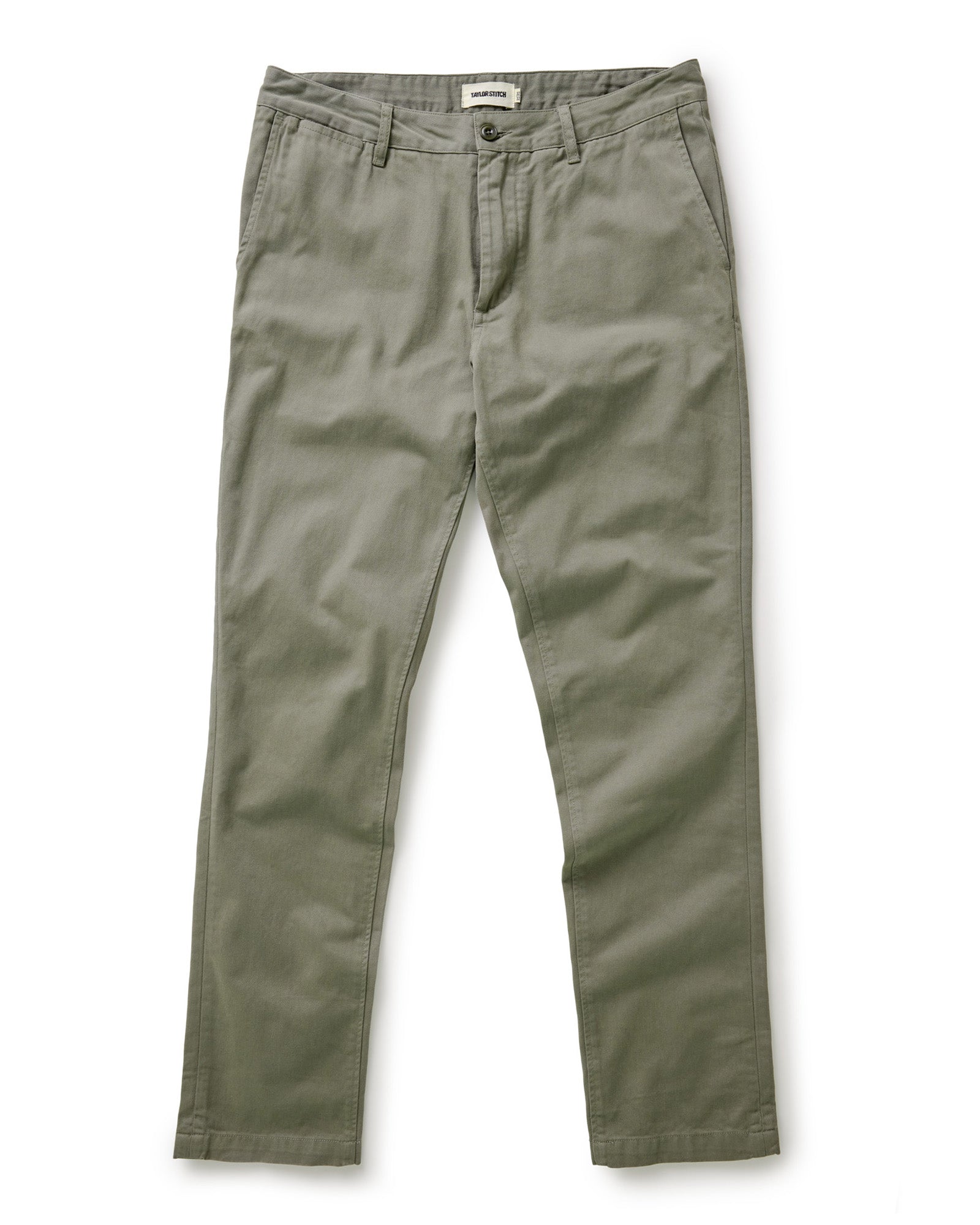 The Slim Foundation Pant in Organic Smoked Olive - Image 5
