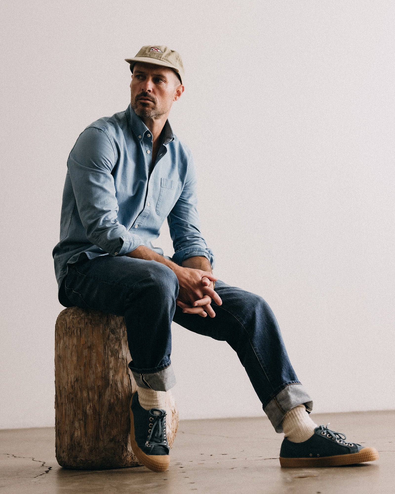 The Jack in Washed Indigo Oxford - Image 4