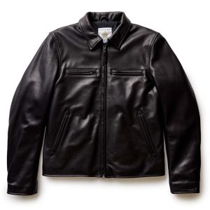 The Moto Jacket in Black Steerhide