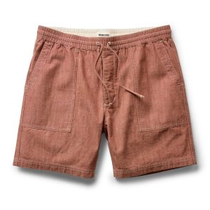 The Breakwater Short in Brick Chambray