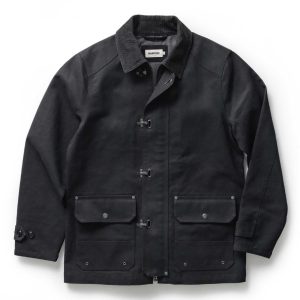 The Cinder Jacket in Coal Dry Wax