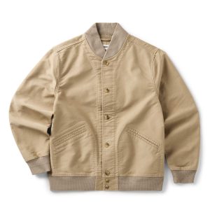 The Clark Bomber in Khaki Bedford Cord