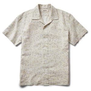 The Davis Shirt in Grey Skies Floral