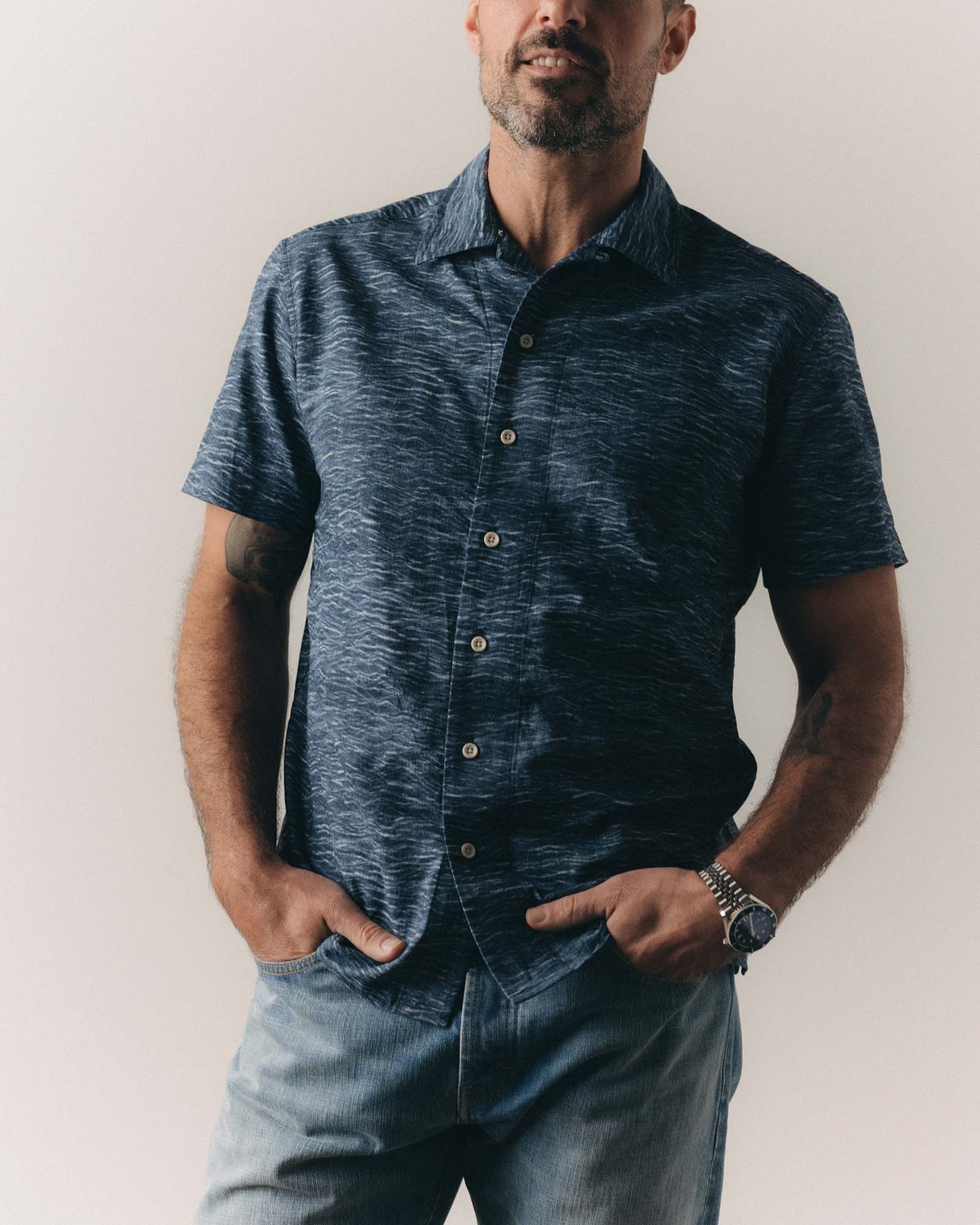 The Davis Shirt in High Seas - Image 2