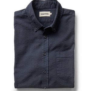 The Jack in Dark Navy Seersucker