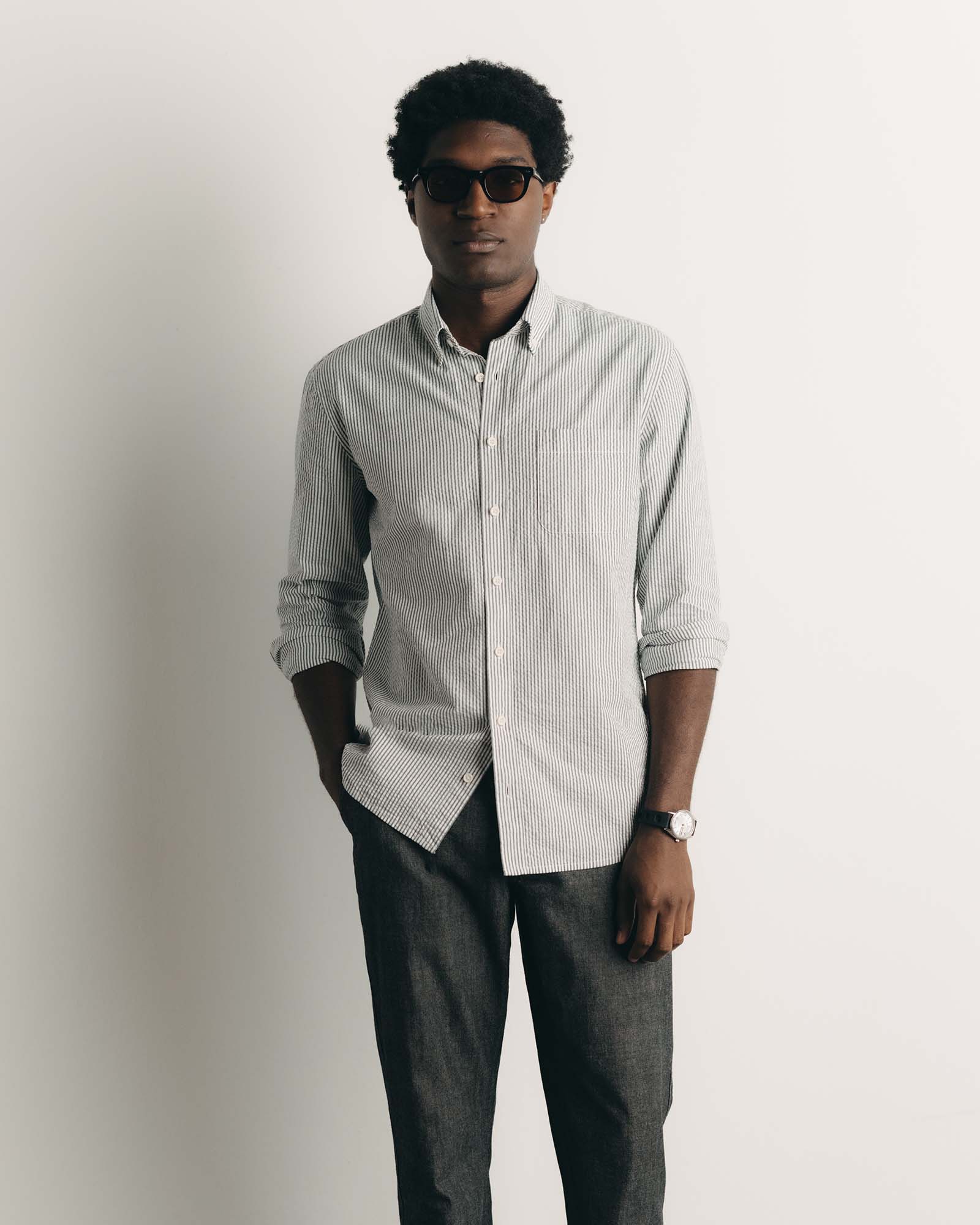 The Jack in Navy Stripe Seersucker - Image 2