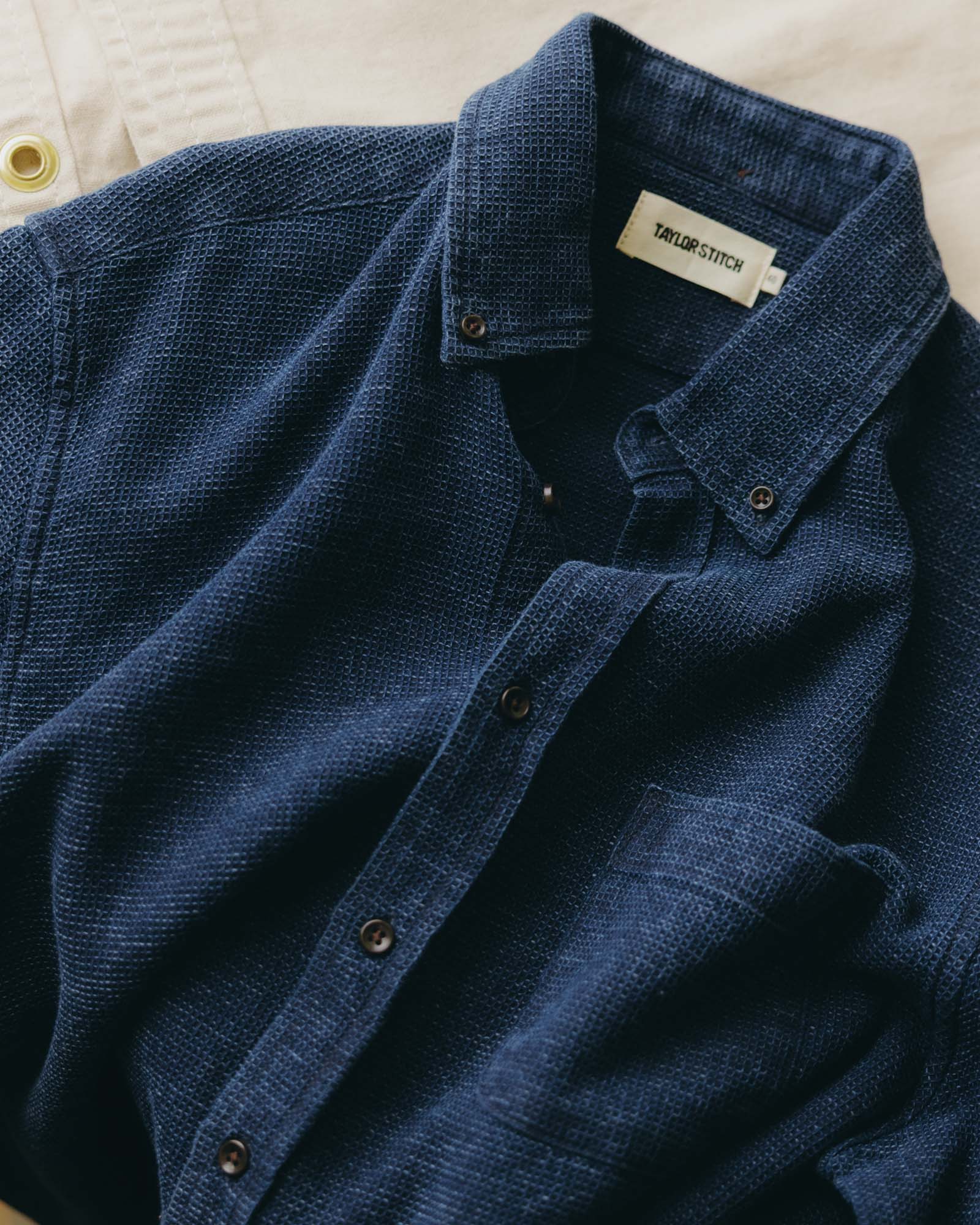 The Jack in Rinsed Indigo Waffle - Image 2