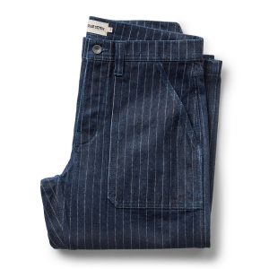 The Mariner Jean in Rinsed Indigo Dobby Denim