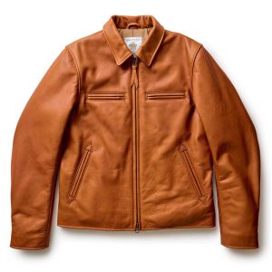 The Moto Jacket in Whiskey Steerhide
