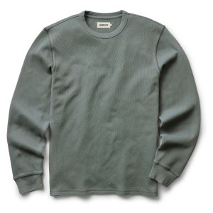 The Organic Cotton Crew in Deep Sea Waffle