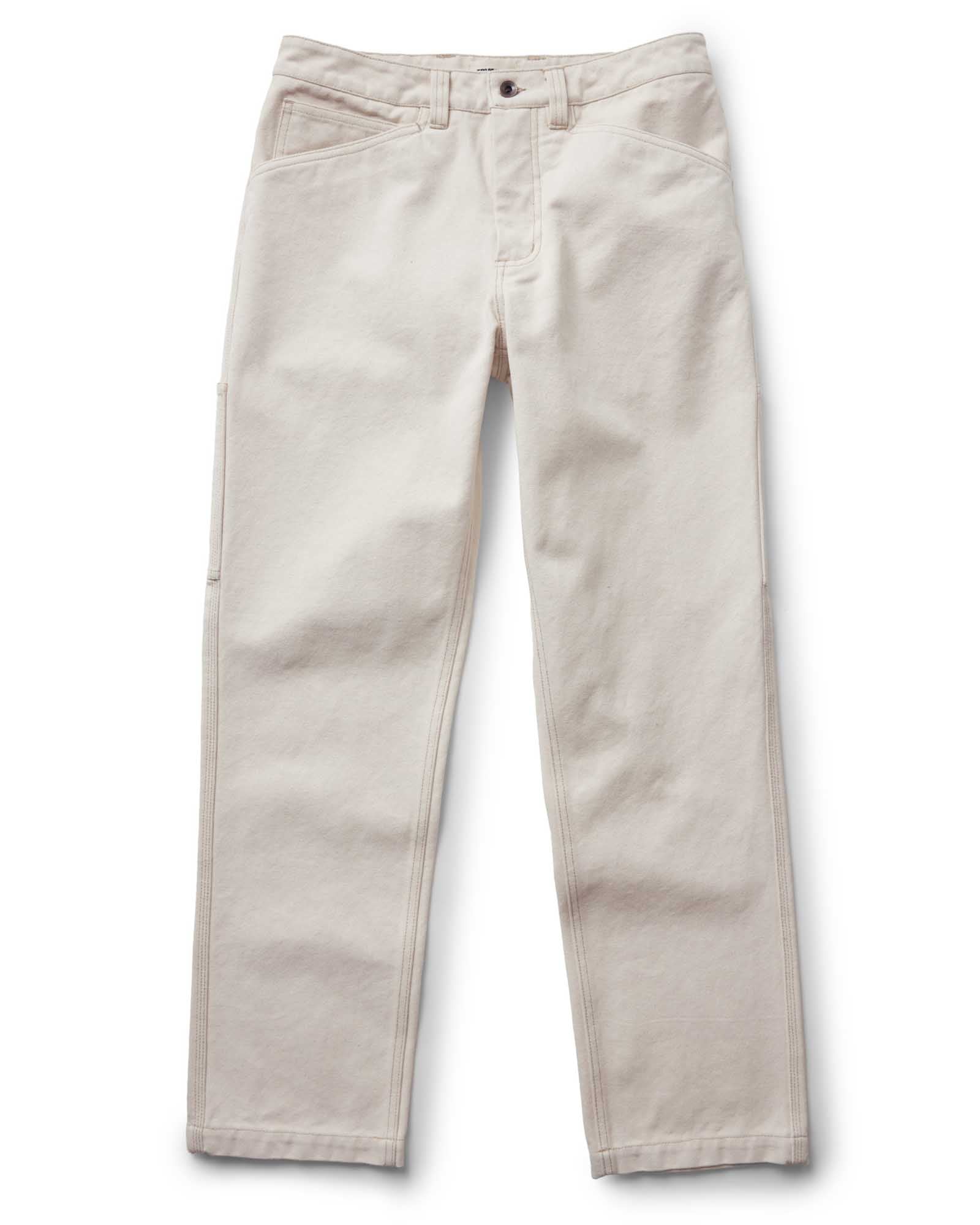 The Painter Pant in Seeded Natural Chipped Canvas - Image 10