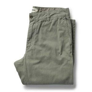 The Straight Foundation Pant in Organic Smoked Olive