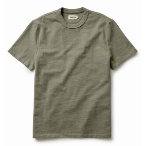 The Organic Cotton Shop Tee in Army Twist
