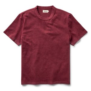 The Organic Cotton Shop Tee in Dried Cherry Twist