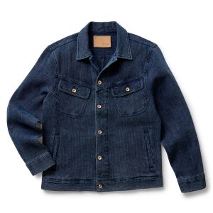 The Long Haul Jacket in Rinsed Indigo Waffle