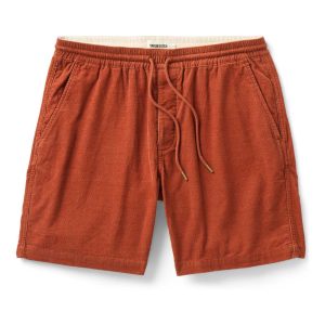The Apres Short in Heather Chili Pincord