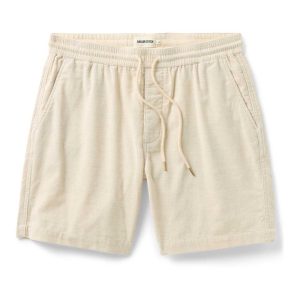 The Apres Short in Heather Oat Pincord