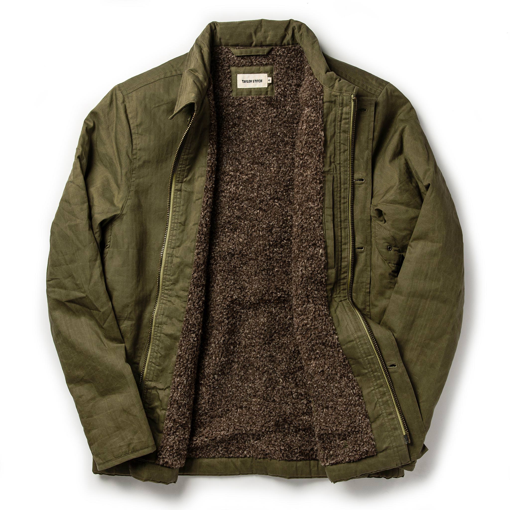 The Lined Watts Jacket in Olive - Image 10