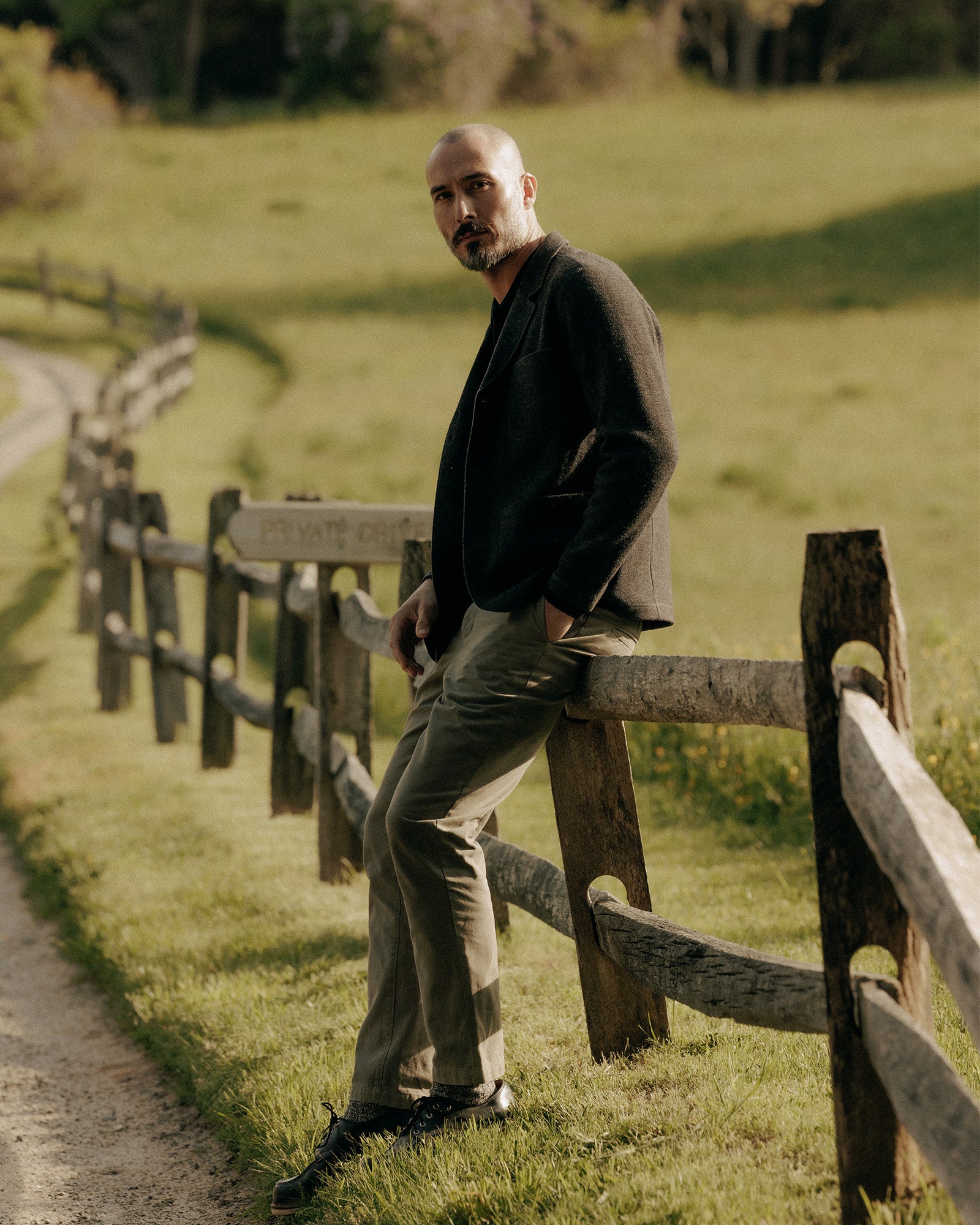 The Democratic Foundation Pant in Organic Smoked Olive - Image 2