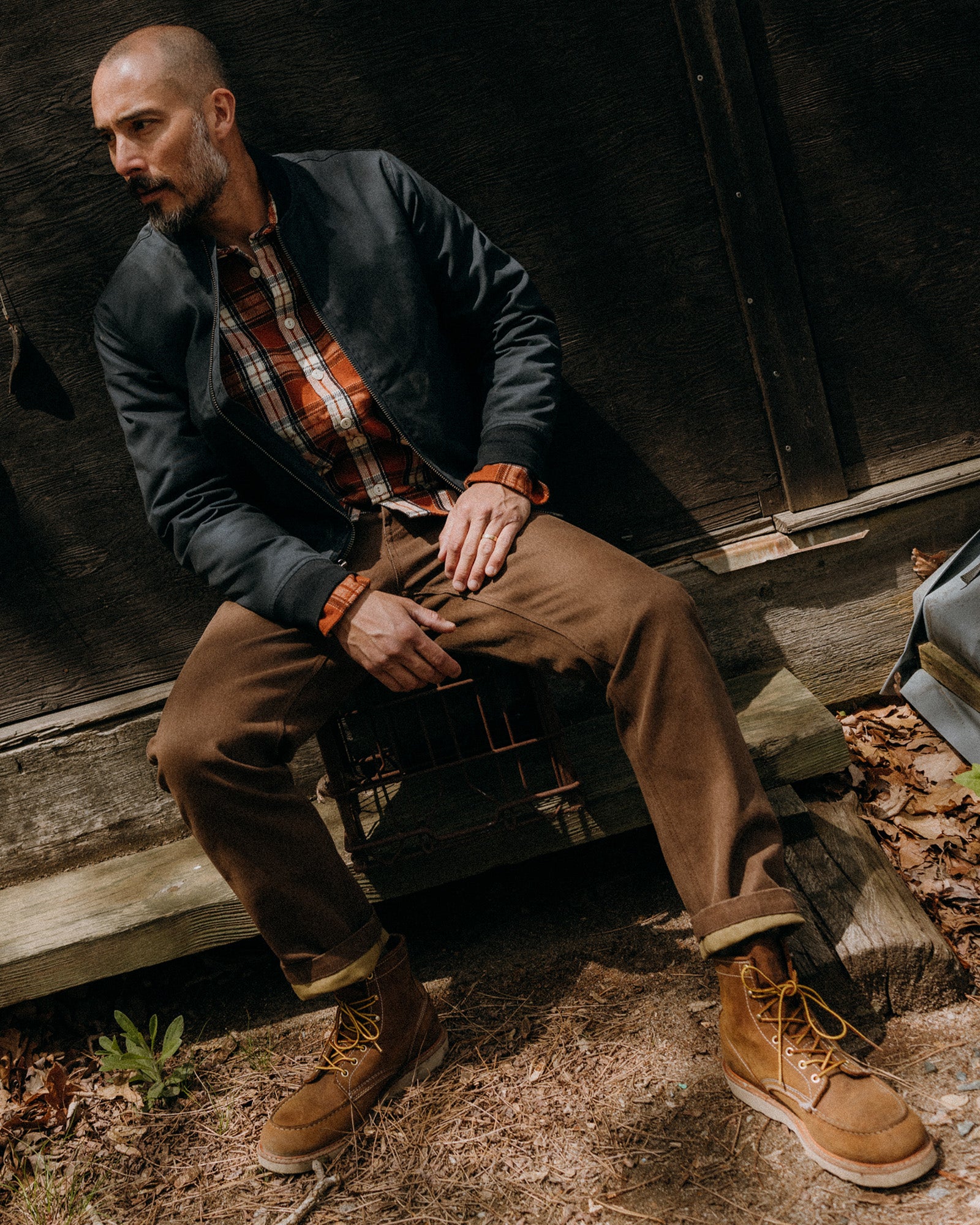 The Camp Pant in Aged Penny Chipped Canvas - Image 2