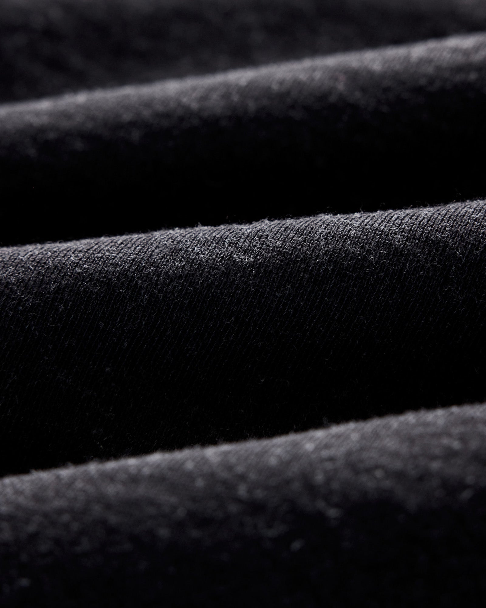 The Sunset Hoodie in Black Indigo Terry - Image 9