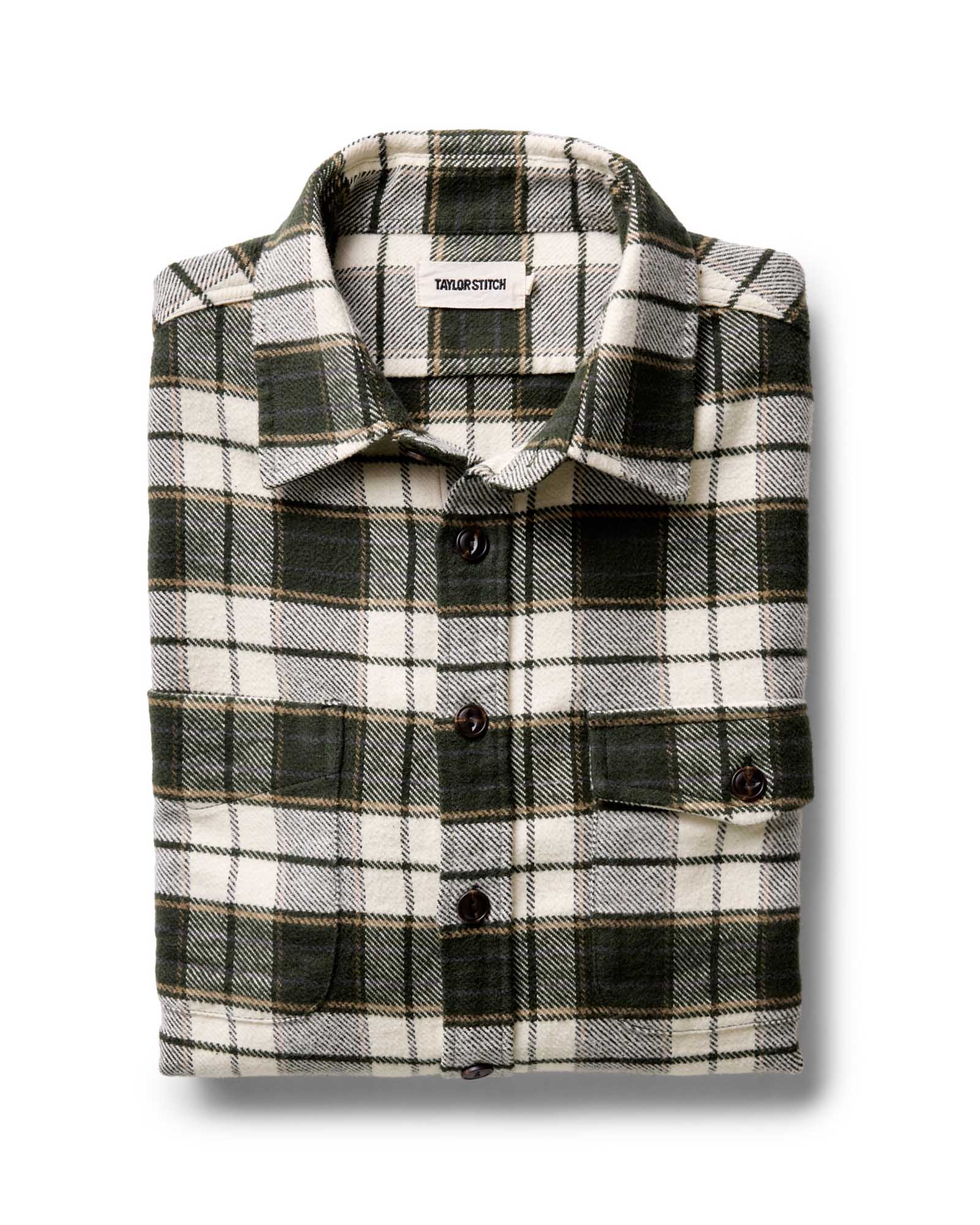 The Crater Shirt in Forest Plaid