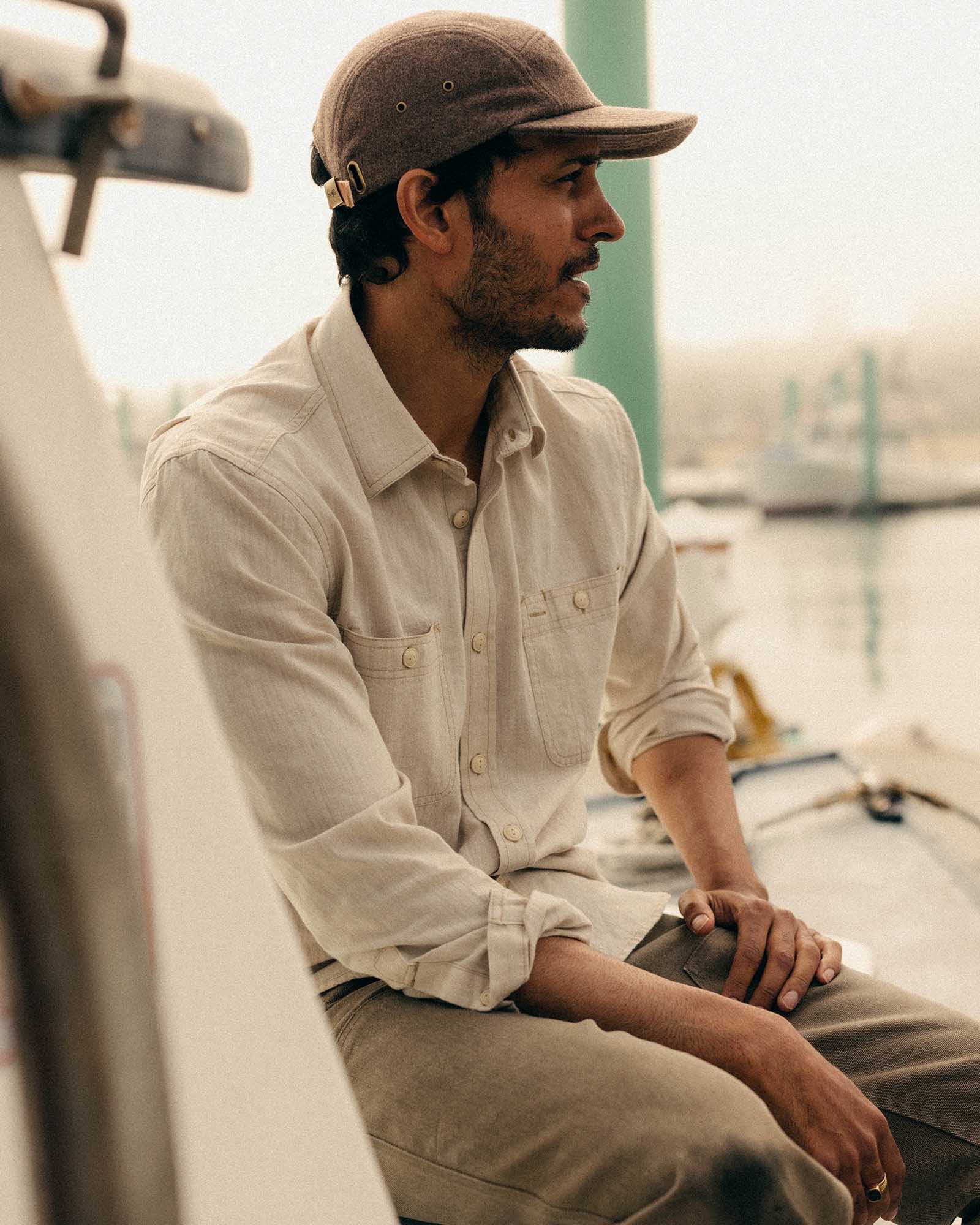 The Foundry Shirt in Natural Chambray - Image 2