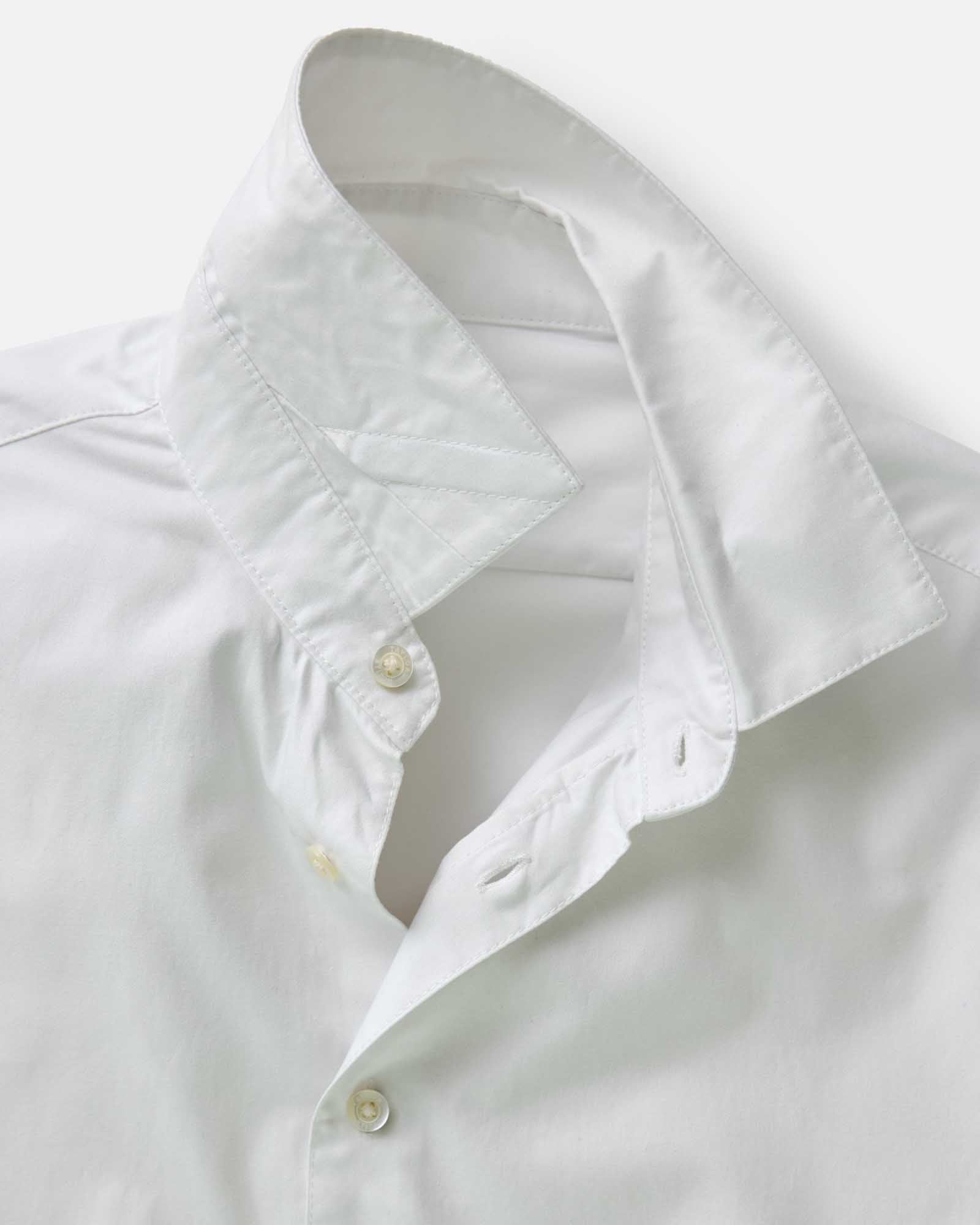 The Hyde Shirt in White Pinpoint Oxford - Image 8