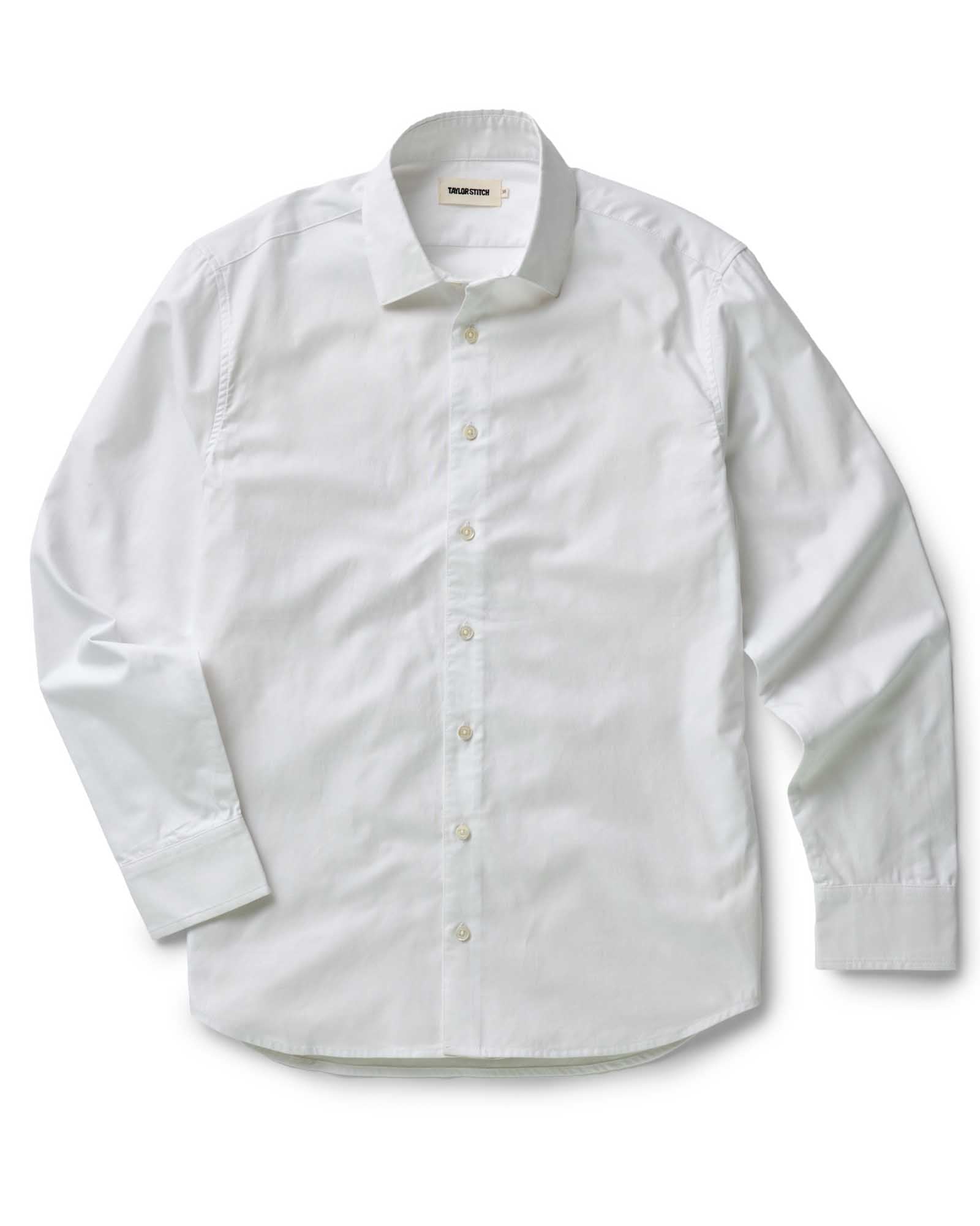 The Hyde Shirt in White Pinpoint Oxford - Image 10
