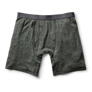 The Merino Boxer in Heather Army