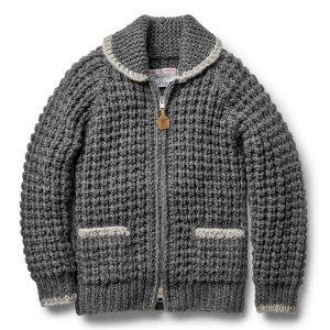 The Seawall Hand-Knit Sweater in Heather Graphite