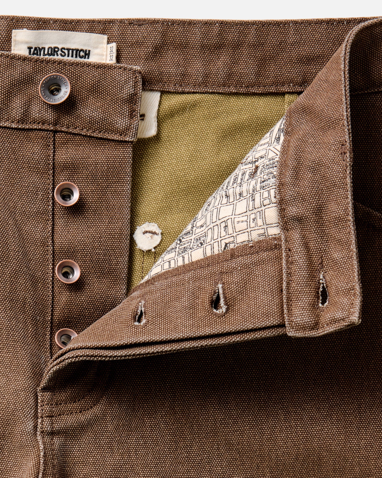 The Chore Pant in Aged Penny Chipped Canvas - Image 6