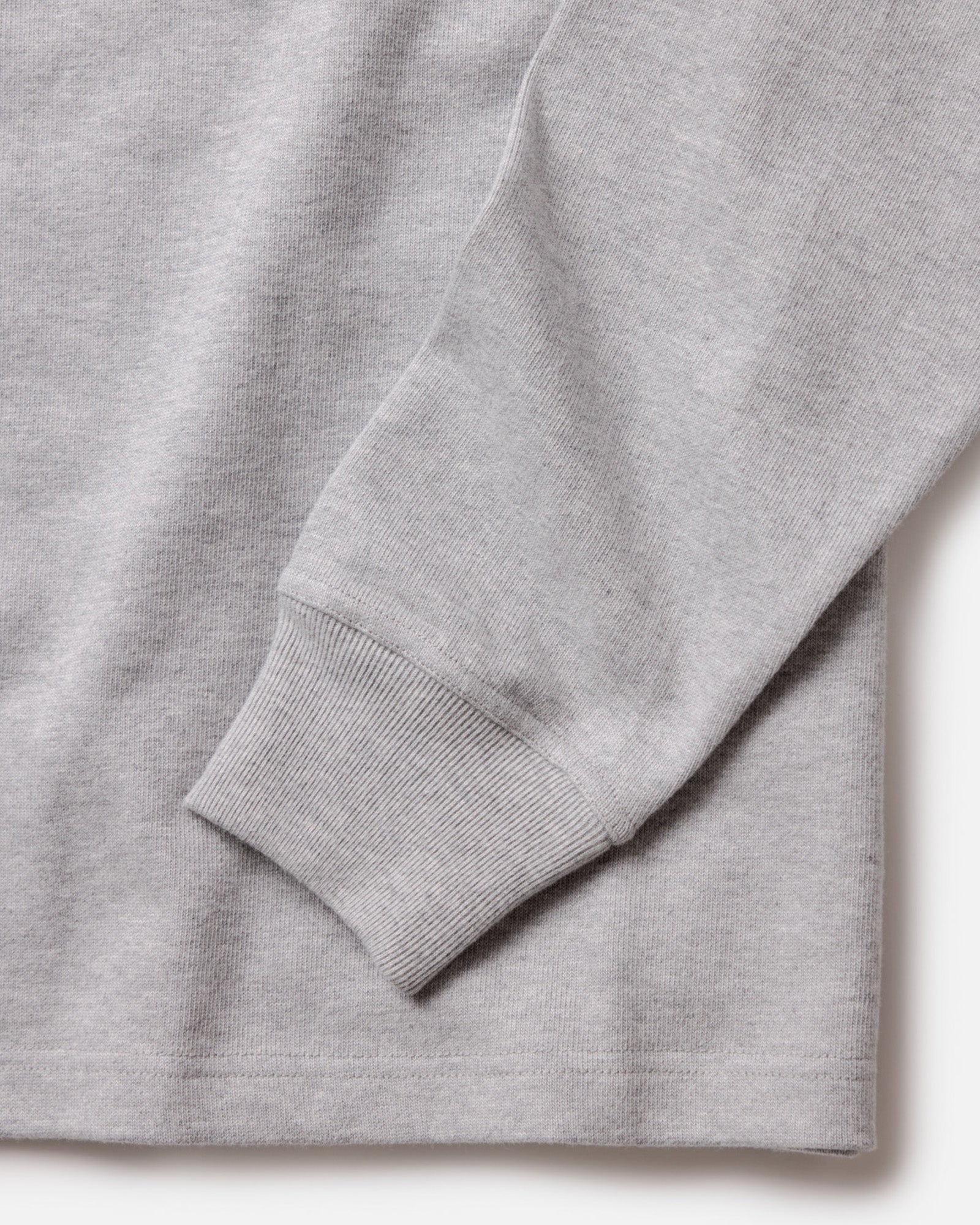 The Rugby Shirt in Heather Grey - Image 7