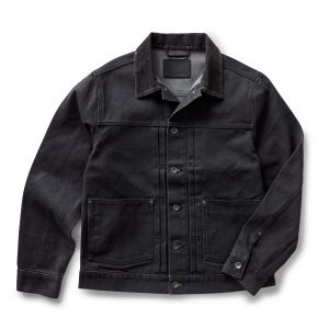 The Ryder Jacket in Coal Chipped Canvas