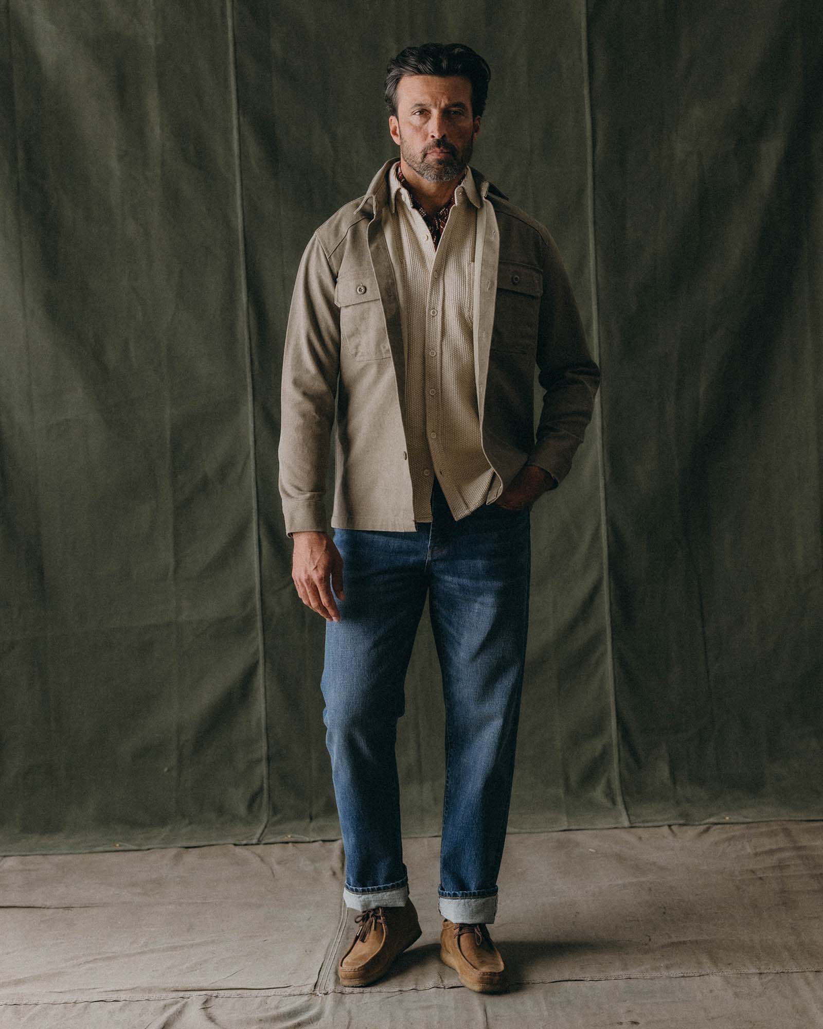 The Straight Jean in Mid Wash Organic Selvedge - Image 2