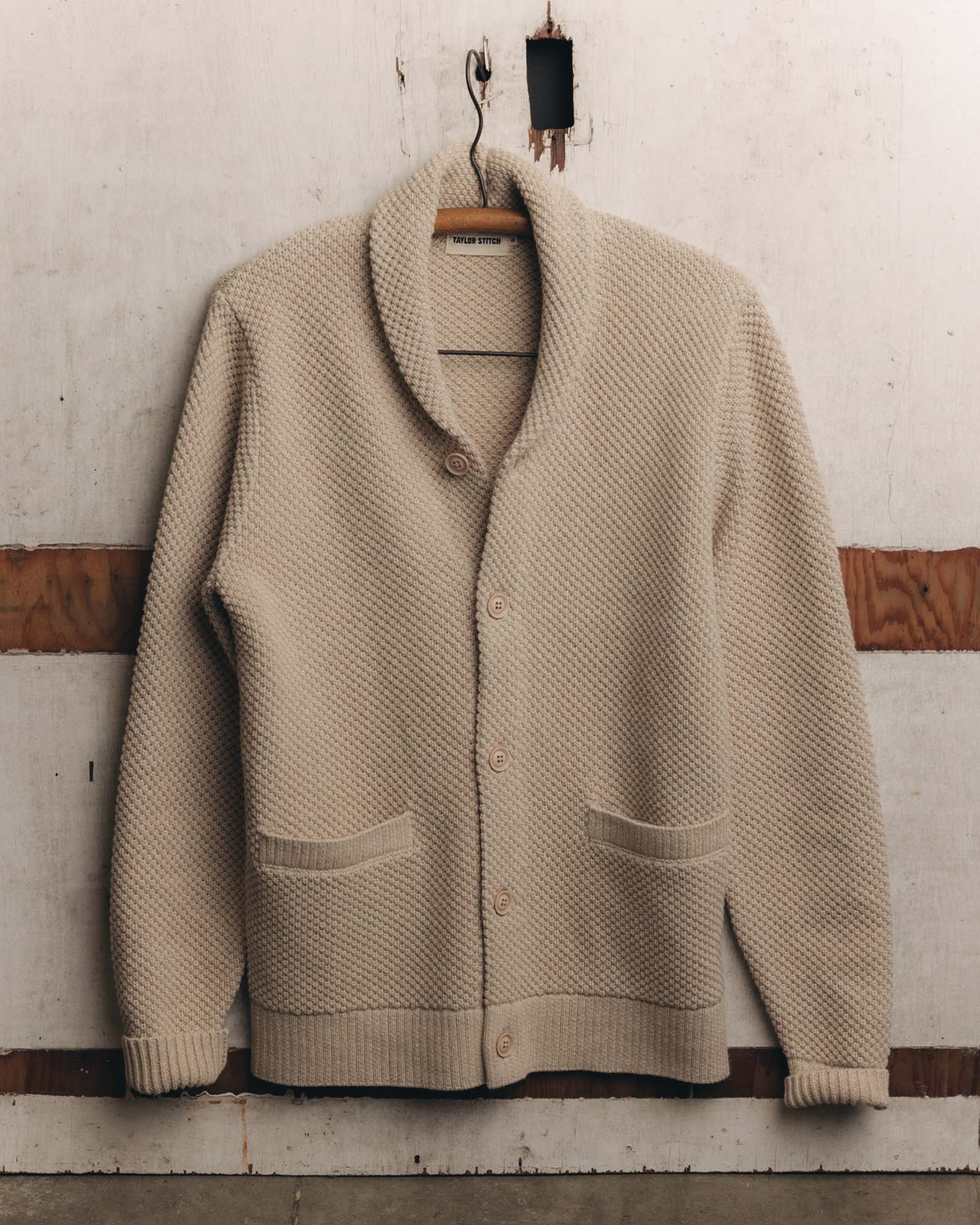 The Crawford Sweater in Marled Natural - Image 2