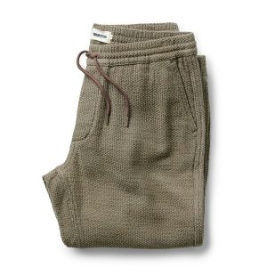 The Apres Pant in Cypress Sashiko