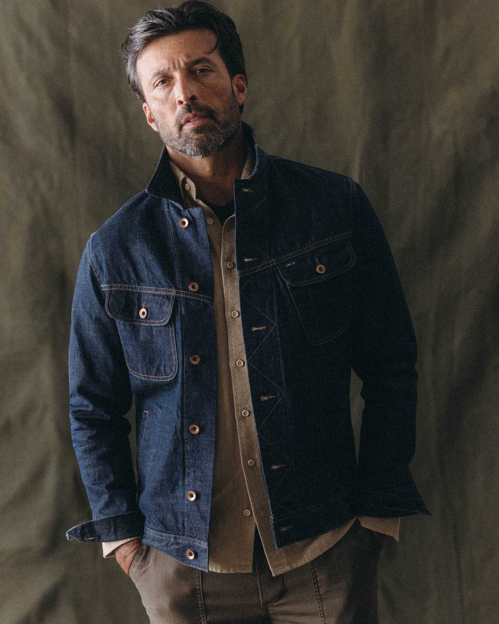 The Long Haul Jacket in Rinsed Organic Selvedge - Image 2
