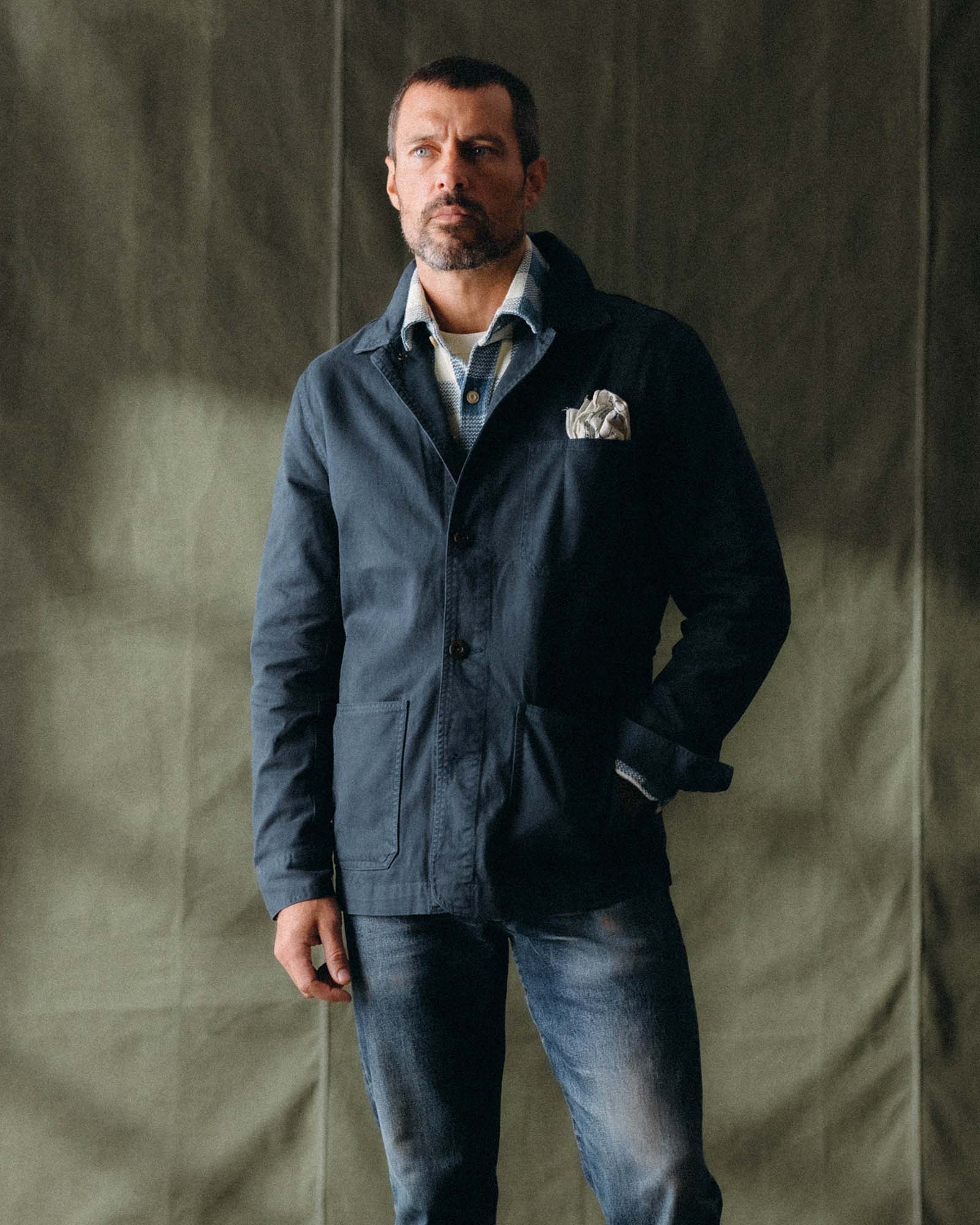 The Ojai Jacket in Organic Navy Foundation Twill - Image 2