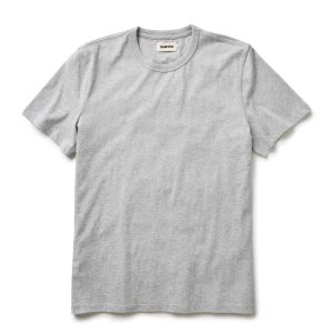 The Organic Cotton Tee in Heather Grey