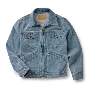 The Roper Jacket in Vintage Wash Organic Selvedge
