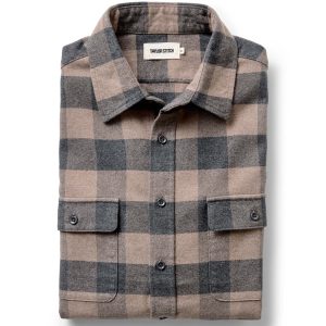 The Yosemite Shirt in Heather Sable Buffalo Check