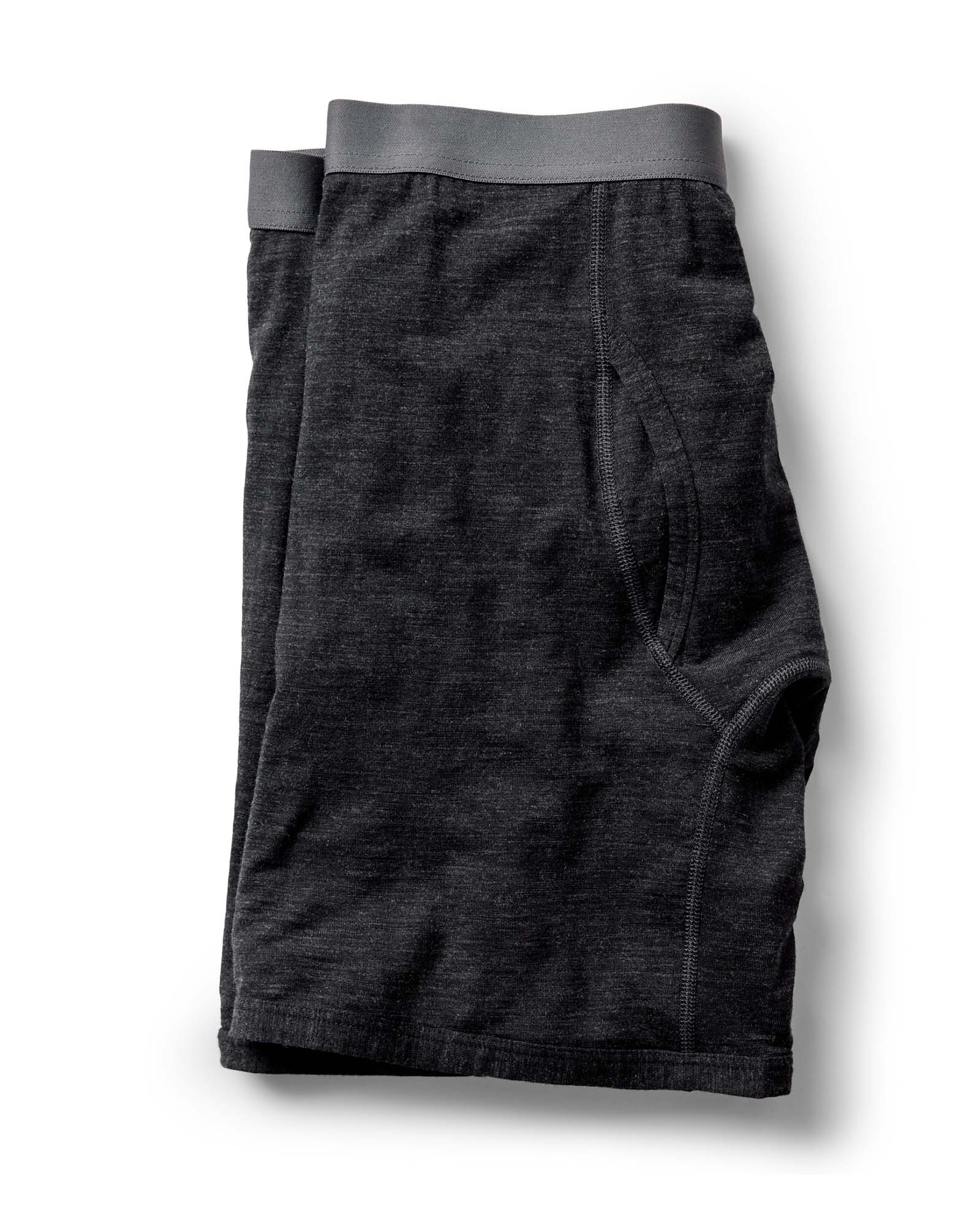 The Merino Boxer in Heather Black - Image 2